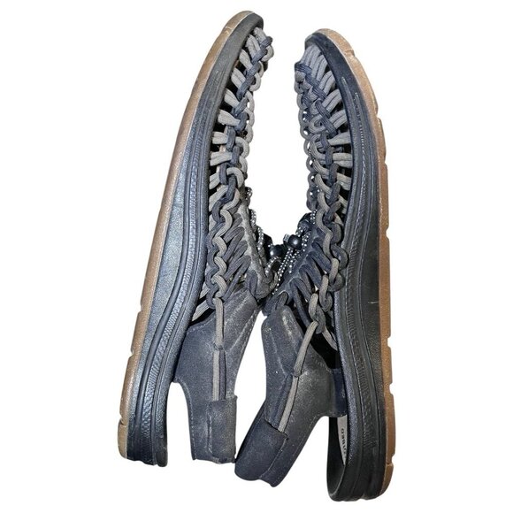 KEEN "Uneek" Cord Sandals Men's Size 11 Black - Picture 13 of 14